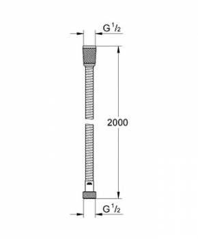 Душевой шланг GROHE 28413000. Фото