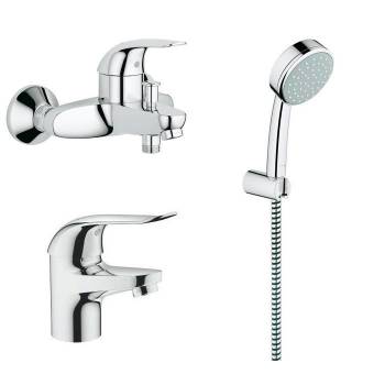 Комплект для ванной комнаты GROHE Euroeco 118463 3 в 1