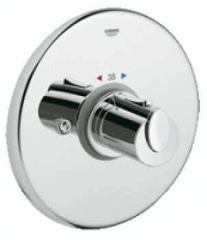 Термостат для душа GROHE Grohtherm 1000 34160000 (внешняя часть). Фото