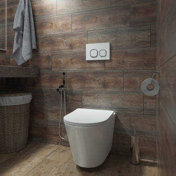 Клавиша смыва универсальная белая Uniglass 001 IDDIS UNG01WCi77. Фото