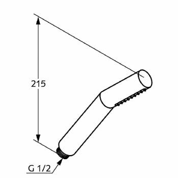 Душевая лейка KLUDI New Waves 5710005-00. Фото