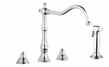 GROHE 20130ZB0 Bridgeford смеситель на 3 отверстия с вы. Фото