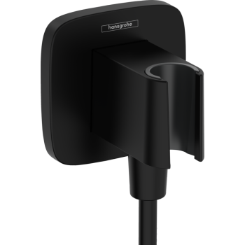 26887670 HANSGROHE  Fixfit Q шланговое подсоединение, матовый черный. Фото