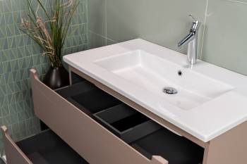 Тумба с раковиной SCAVOLINI Idro Fresh 90 71517016+32004832 Tundra Grey. Фото