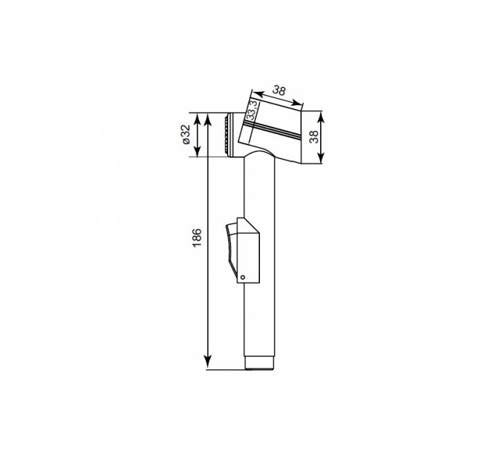 Душевой комплект гигиенический IDDIS 0101F15I20. Фото