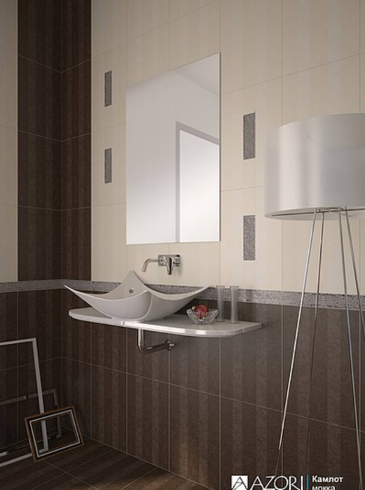 Azori 502541102 Плитка облицовочная Камлот 278х405 индиго. Фото