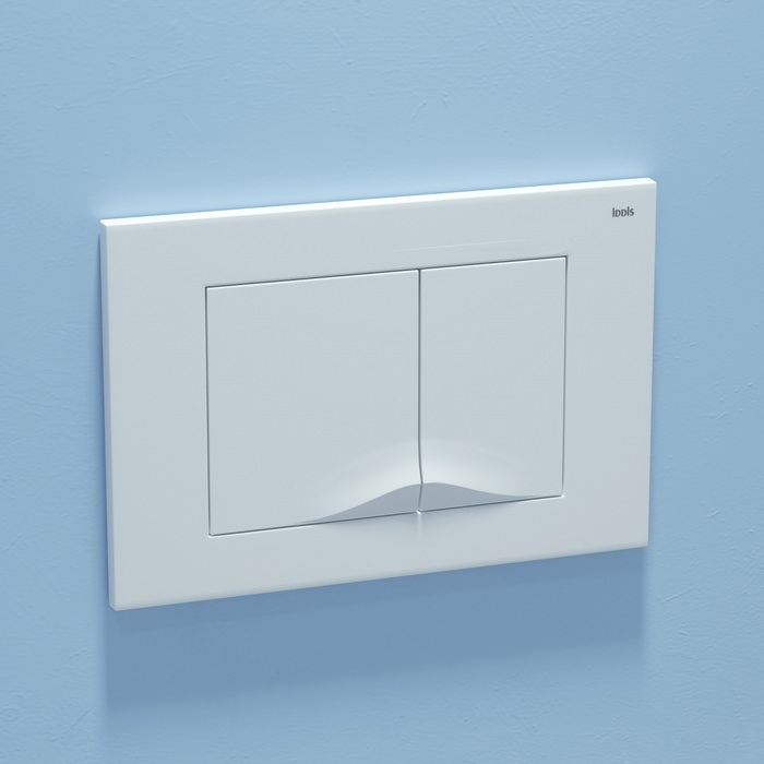 Клавиша смыва универсальная белая Unifix 005 IDDIS UNI05MWi77. Фото