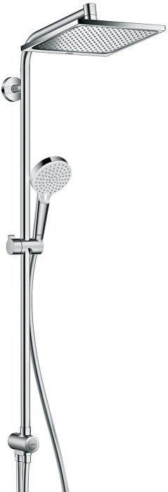 Душевая система Hansgrohe Crometta E 240 1jet Showerpipe Reno EcoSmart 27289000. Фото