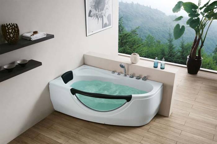 Акриловая ванна GEMY G9046-II K. Фото