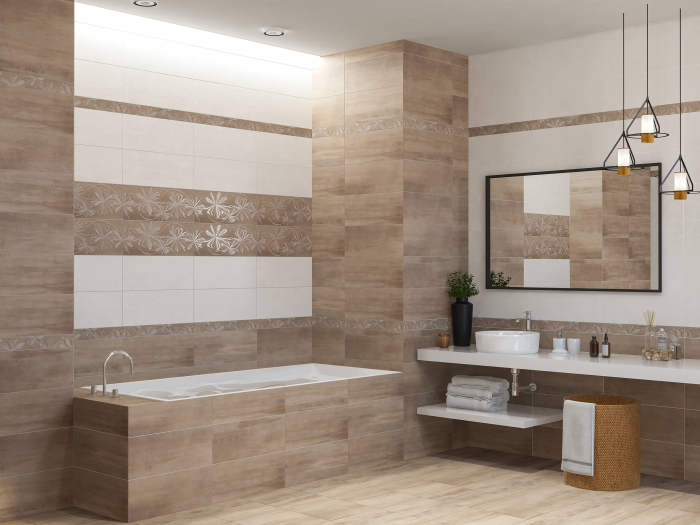 Azori 587892002 Декор Sonnet 201х505 beige geometria