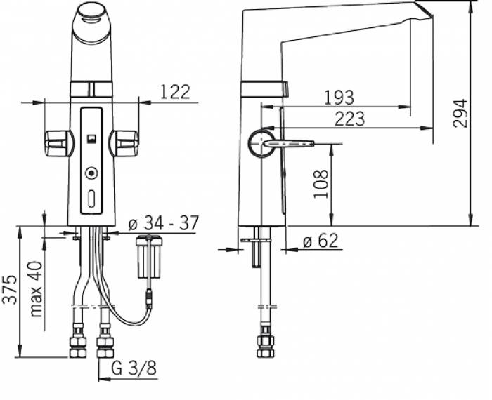 Смеситель для кухни ORAS Optima 2720F. Фото