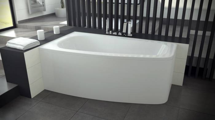 Акриловая ванна BESCO Luna 150 L WAL-150-NL. Фото