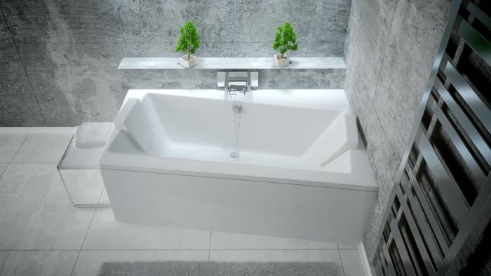 Акриловая ванна BESCO Infinity 170 P WAI-170-NP. Фото