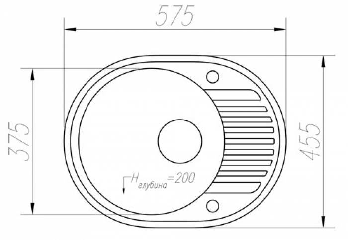 Кухонная мойка TOLERO R-122. Фото