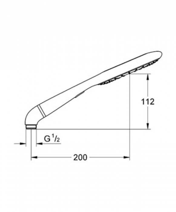 Ручной душ GROHE Rainshower Icon 27630000. Фото