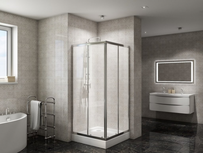 Душевой угол BELBAGNO DUE-A-2-90-C-Cr. Фото
