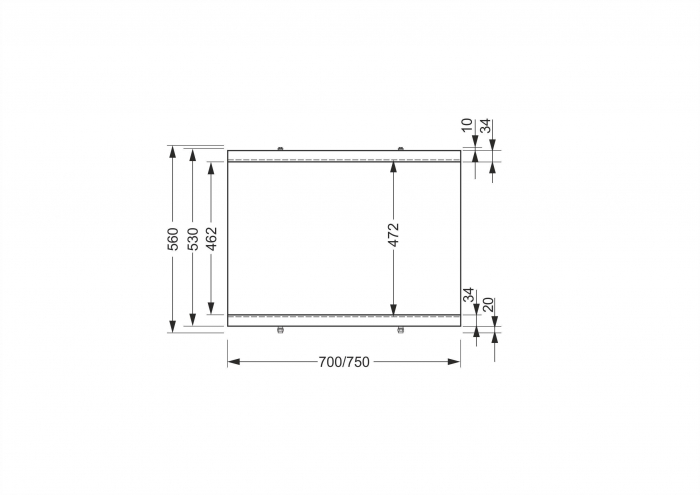 CERSANIT Панель для акриловых ванн UNIVERSAL 75 Type Click PB-TYPE3*75. Фото