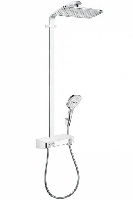 Душевая система HANSGROHE Raindance Select E 360 Showerpipe EcoSmart 27287400. Фото