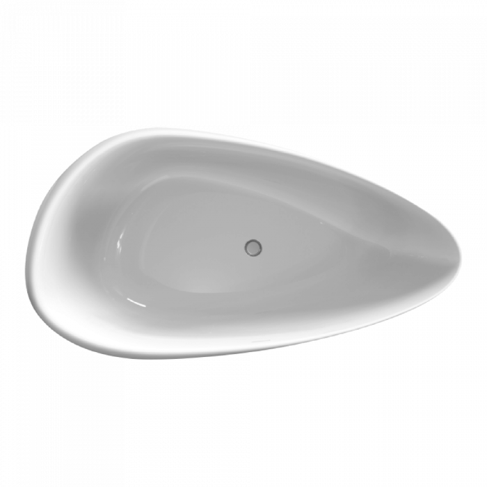 Ванна акриловая отдельностоящая BLACK & WHITE Swan 170 SB227. Фото