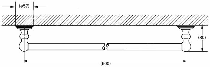 Полотенцедержатель GROHE Sinfonia 40049000 для ванной комнаты. Фото
