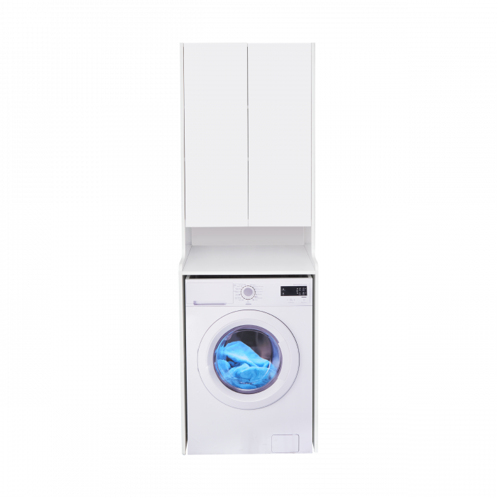 Шкафчик для стиральной машины AQUATON Лондри 65 Белый Глянцевый 1A260503LH010. Фото