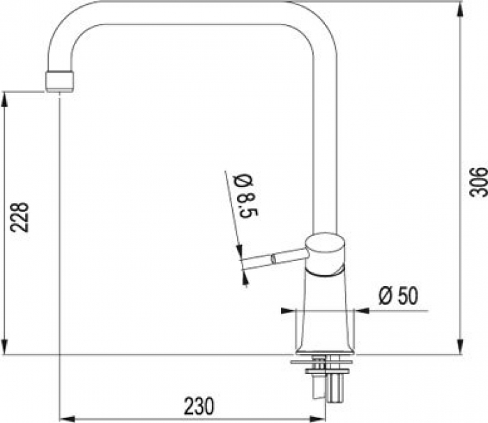 Смеситель для кухни FRANKE Galileo 115.0289.847. Фото