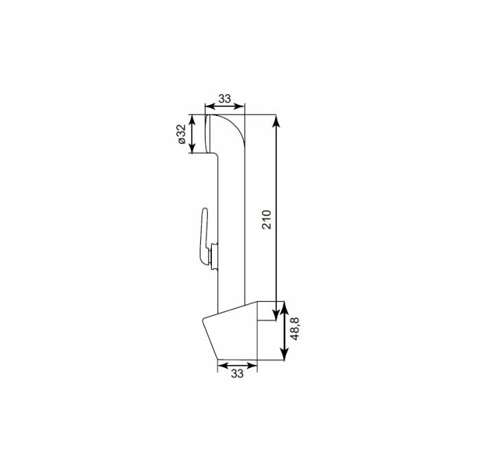 Душевой комплект гигиенический IDDIS 0201F15I20. Фото