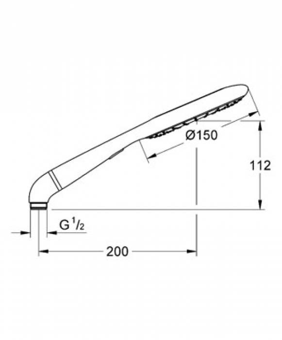 Ручной душ GROHE Rainshower Icon 27628000. Фото