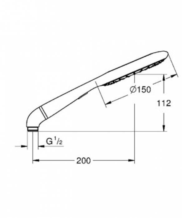 Ручной душ GROHE Rainshower Icon 27283LS0. Фото