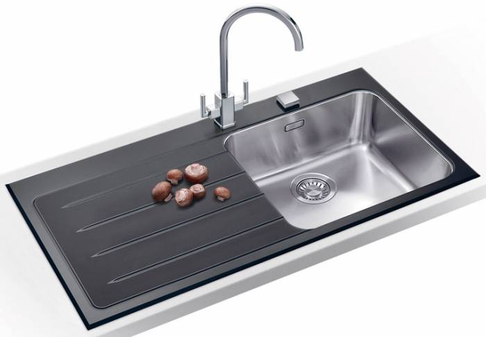 Кухонная мойка FRANKE Epos EOV 611 L черный 101.0150.350. Фото
