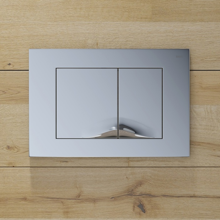 Клавиша смыва универсальная хром Unifix 005 IDDIS UNI05CHi77. Фото