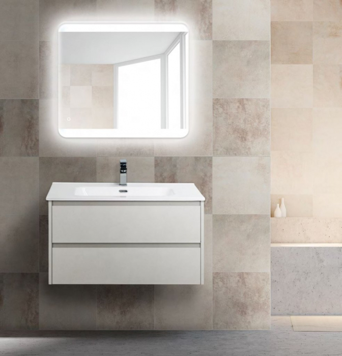 Тумба под раковину подвесная BELBAGNO KRAFT-1000-2C-SO-BO Bianco Opaco. Фото