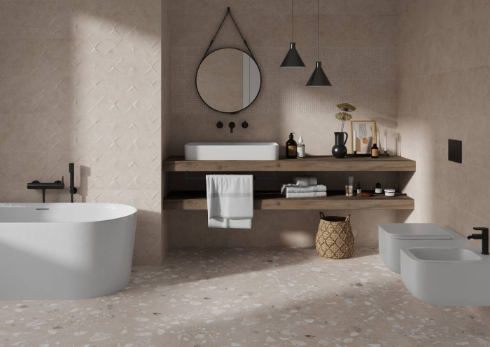 Gracia Ceramica 010100001293 Плитка облицовочная Kyoto 300х900 beige 03. Фото