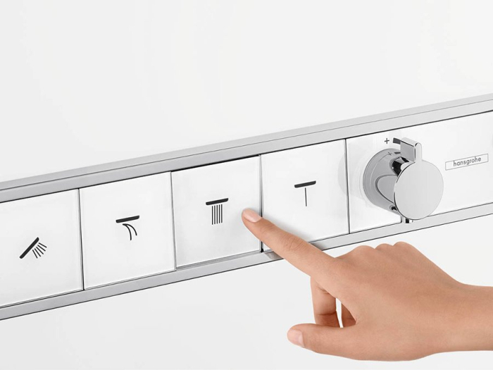 Термостат для ванны Hansgrohe RainSelect на 4 потребителя 15382000. Фото