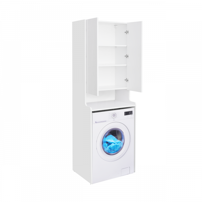 Шкафчик для стиральной машины AQUATON Лондри 65 Белый Глянцевый 1A260503LH010. Фото