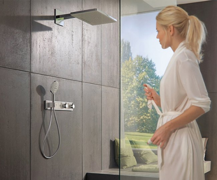 Термостат для ванны Hansgrohe RainSelect на 4 потребителя 15382000. Фото