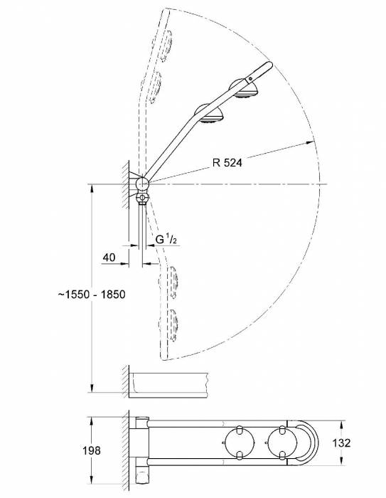 GROHE 27004000 Freehander Душевая система. Фото