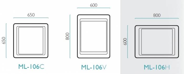 Зеркало МИР СТЕКЛА ML-106 HV. Фото