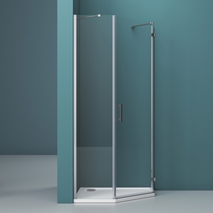 Душевой угол BELBAGNO KRAFT-P-1-90-C-Cr-R. Фото