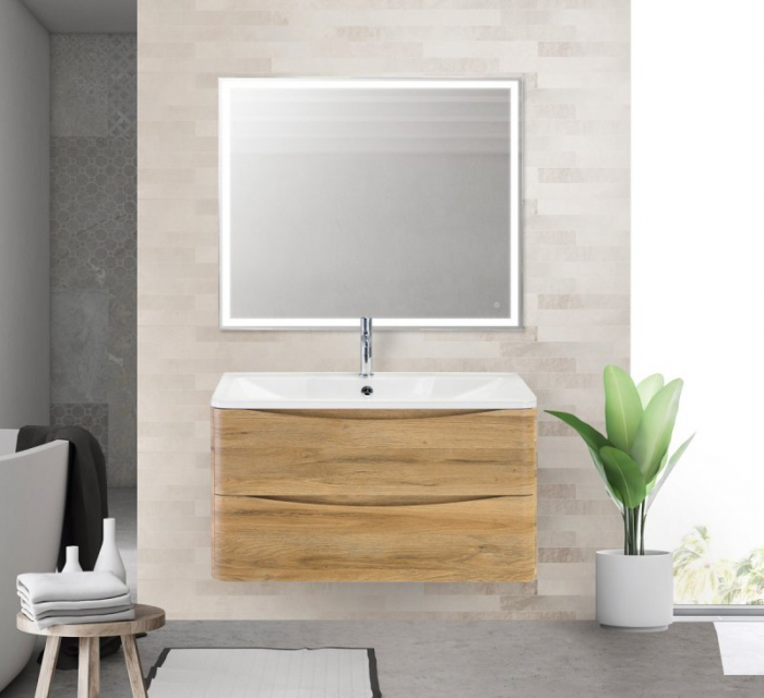 Тумба под раковину подвесная BELBAGNO ACQUA-1200-2C-SO-RR Rovere Rustico. Фото