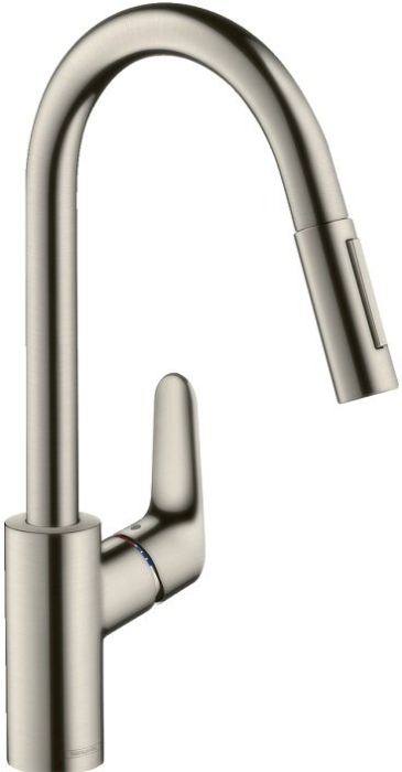 Смеситель для кухни Hansgrohe Focus под сталь 31815800. Фото