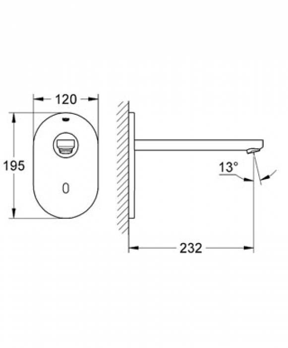 Смеситель для раковины GROHE Eurosmart Cosmopolitan 36334SD0. Фото