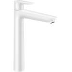 Смеситель для раковины Hansgrohe Talis E 240 71717700 без донного клапана матовый белый. Фото