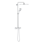 GROHE 26649000 Rainshower SmartActive 310 Mono Cube Душевая система, квадратный, 1 режим струи, с термостатом, хром. Фото