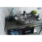 Раковина накладная GID Bs1346 61х41 54466 Под камень. Глянцевый Раковина накладная GID Bs1346 61х41 54466 Под камень. Глянцевый. Фото