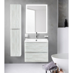 Тумба под раковину подвесная BELBAGNO ALBANO-600-2C-SO-RVB Rovere Vintage Bianco. Фото