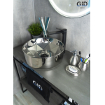 Раковина накладная GID D1342h014 40х40 53330 Хром Раковина накладная GID D1342h014 40х40 53330 Хром. Фото